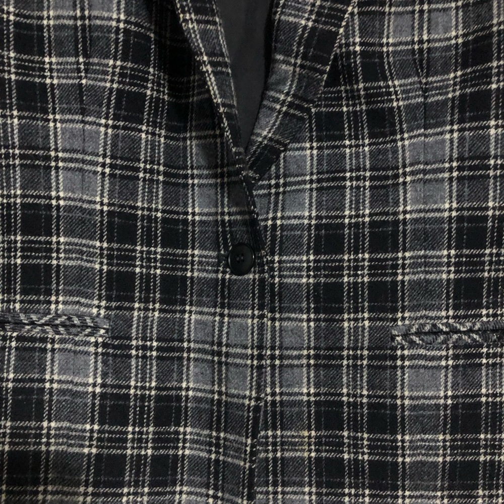 Vintage Pendleton plaid pure virgin wool blazer made USA women’s size 16 - Picture 5 of 13
